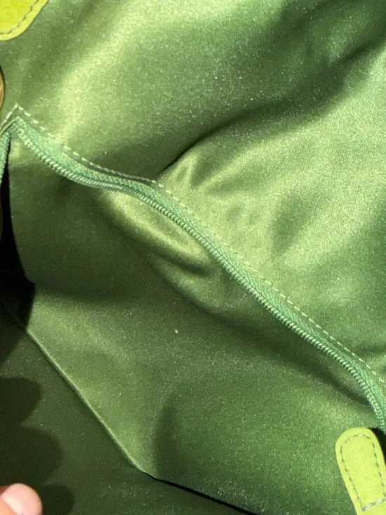 COACH 2005 Vintage Soho Flap Hobo Green Suede Shoulder Bag - Picture 6 of 7